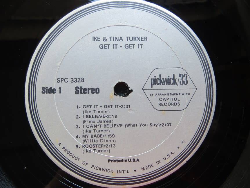 Ike & Tina Turner - get It! get it! Vintage Vinyl LP Cover VG/VG