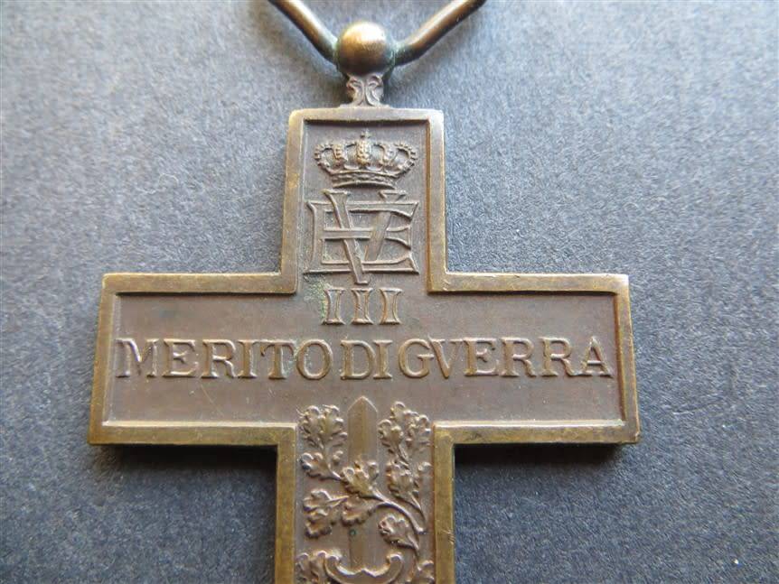 Italian War Merit Cross Fullsize Medal - No Ribbon