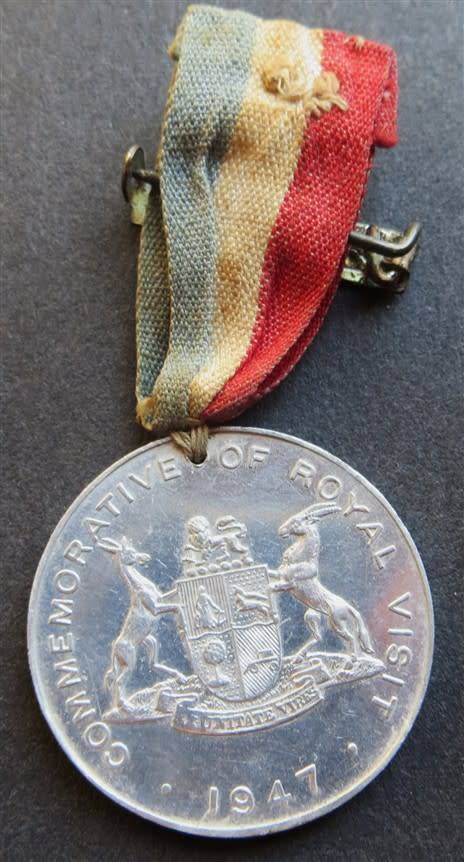 1947 Royal Visit Commemorative Medallion
