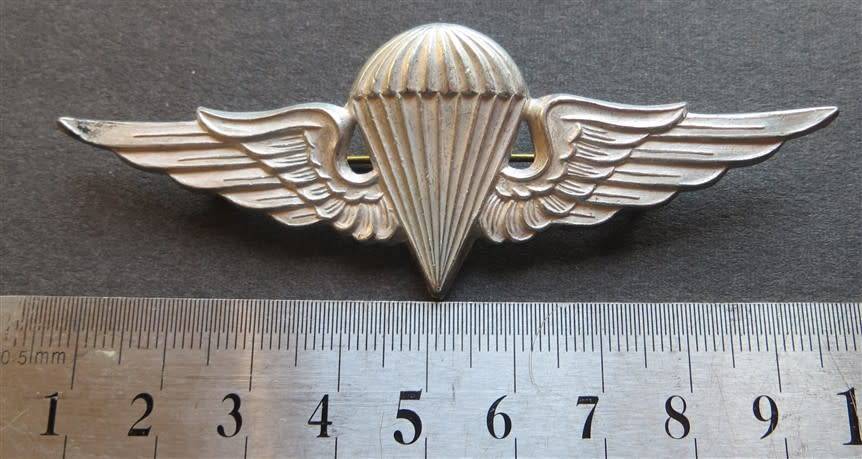 Syria/Egypt Paratrooper Jump Wings Metal Badge