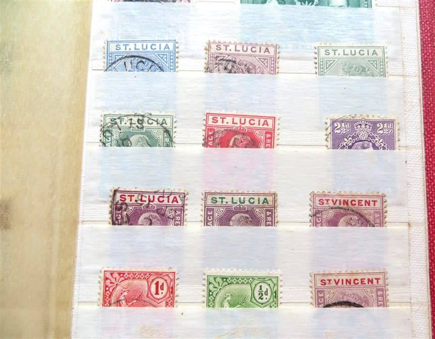 Small Pocket Albun with Older World Stamps