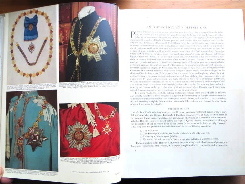 Awards of Honour - Capt. Arthur Jocelyn C.V.O RARE Book 1st Edition