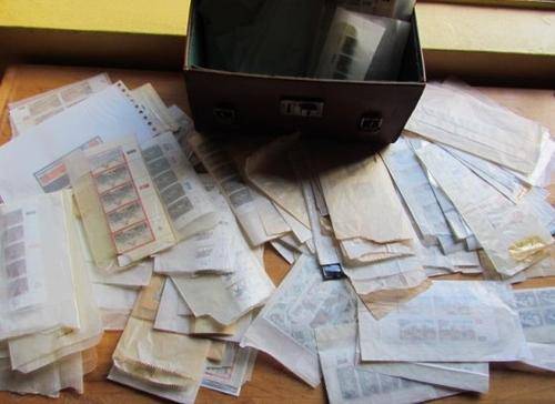 R1 Start Leather Bag-Full of Minisheets,controls,single stamps RSA & H/lands