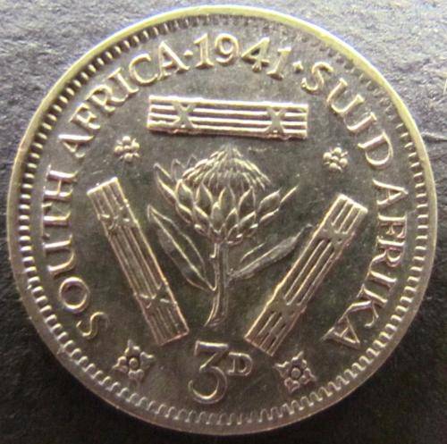 $$ R1 START $$ 1941 3d TICKEY $$ EARLY UNION COIN $$ *** RARE ***