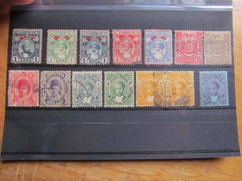 ZANZIBAR - STAMPS ON CARD $$$ R1 START FOR THE LOT $$$ WOW!!!