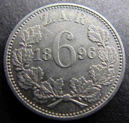 ZAR 1896 6d **Condition** Hern's EF - R1000.00 ** @$ R1 START $@