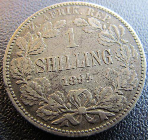 1894 ZAR 1 Shillings *GREAT DETAILS* SUPERB*  ## R1 START ##