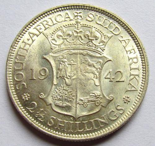 1942 HALFCROWN - SUPERB CONDITION - Catalogue Value = R1800.00++