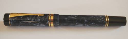 Parker Duofold Centennial Fountain Pen, Blue Marble, app 1989