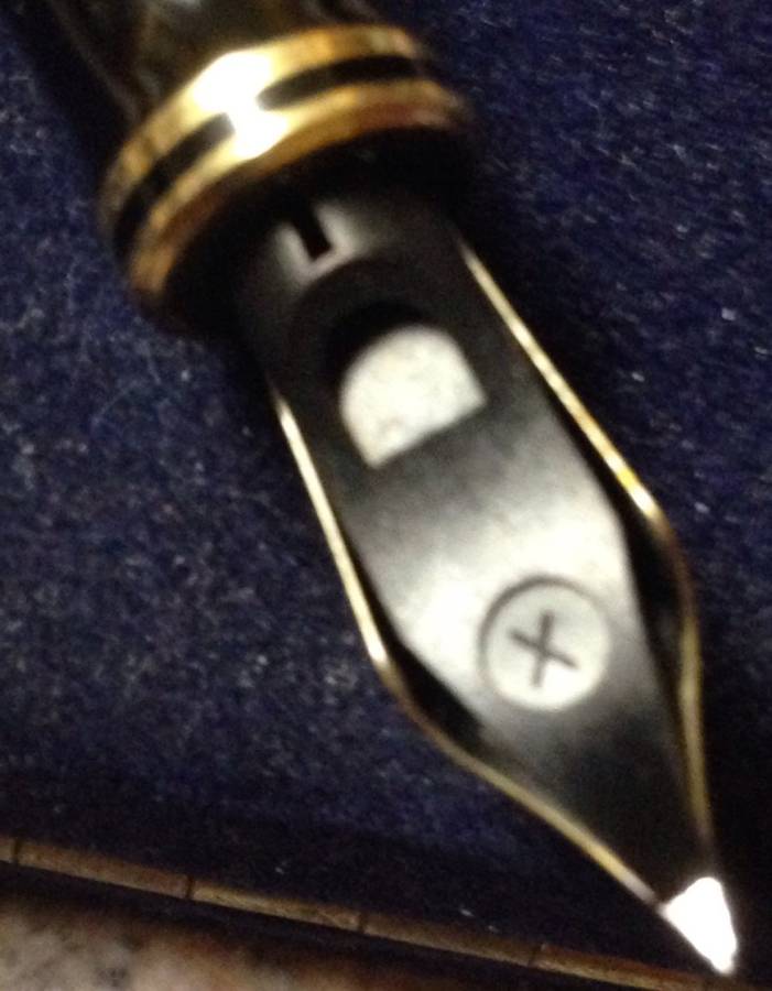 Parker Duofold Centennial Fountain Pen, Blue Marble, app 1989