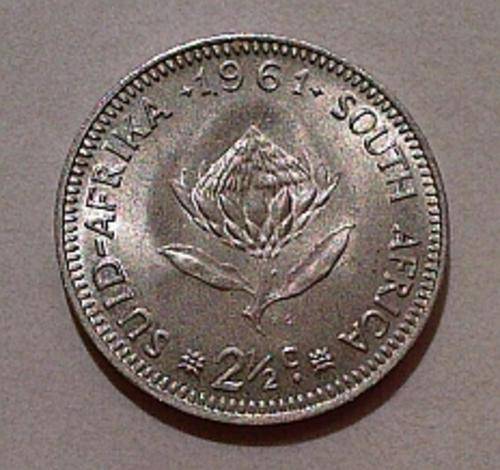 1961 SILVER TWO&HALF CENT