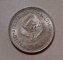 1961 SILVER TWO&HALF CENT