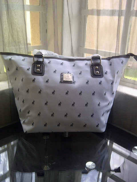 POLO WHITE HANDBAG