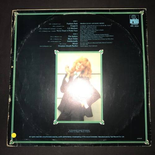 Amanda Lear - Never Trust A Pretty Face (LP) Vinyl Record (3rd Album)