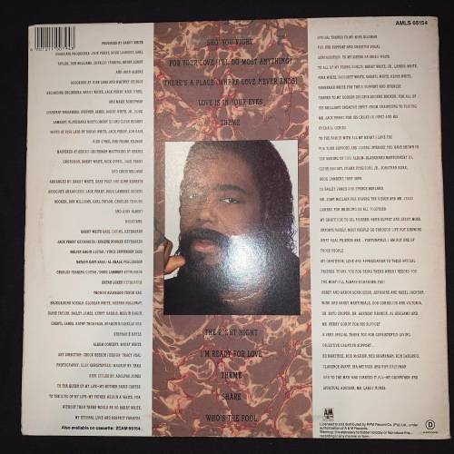 Barry White - The Right Night And Barry White (LP) Vinyl Record