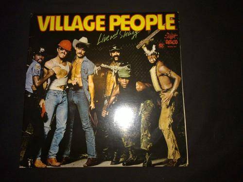 Village People - Live and Sleazy (LP) Vinyl Record DOUBLE ALBUM