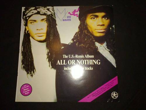 Milli Vanilli - All Or Nothing (The U.S. Remix Album) (LP) Vinyl Record