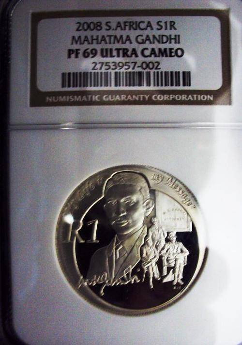 *** 2008 GANDHI R1 - NGC PF 69 Ultra Cameo *** CRAZZZY @ R1 START ***