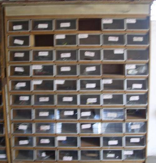 HUGE 60 DRAWERS CABINET - SHELF - SHOP FURNITURE - SECOND HAND
