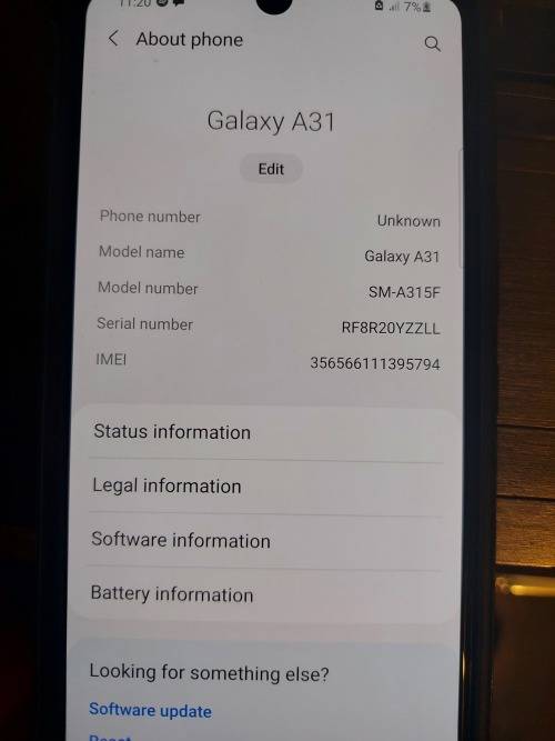 Samsung Galaxy A31