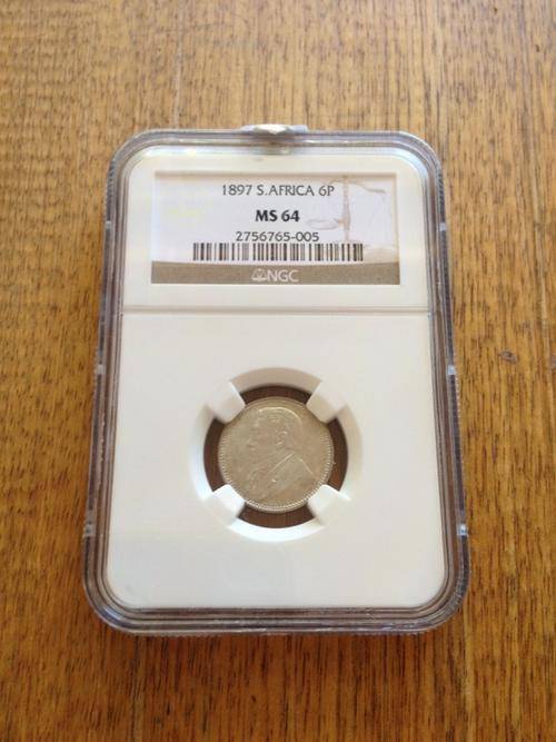 1897 NGC MS64 6p