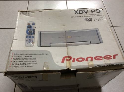 Pioneer 7 inch screen DVD player and 6 remote control DVD changer