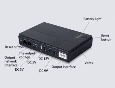 Mini DC UPS - Keep your fibre internet and mobile devices on during load shedding!