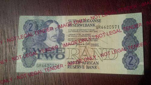Eight R2 Uncirculated Gerhard de Kock notes - Consecutive serial numbers - 1 lot