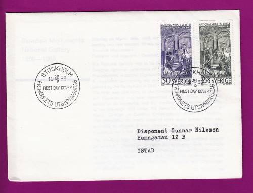 Sweden - 1966 - National Gallery, Blasieholmen, Stockholm