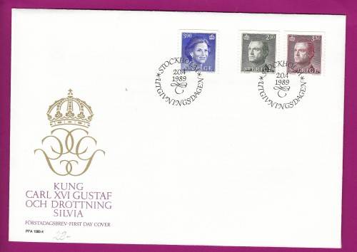 Sweden - 1986 to 1989 - Queen Silvia King Carl XVI Gustaf