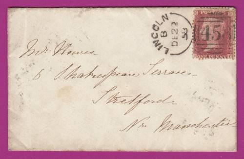 Great Britain - Penny Red's on Cover - 12 Items - Auction specifically for boland202 by arrangement