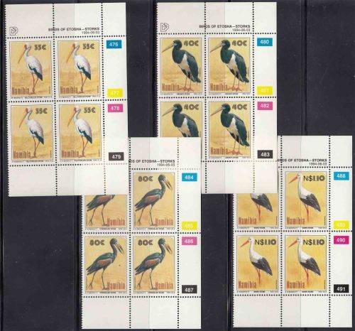 Namibia (Previously South West Africa SWA) - 1994 - Storks Birds of Etosha