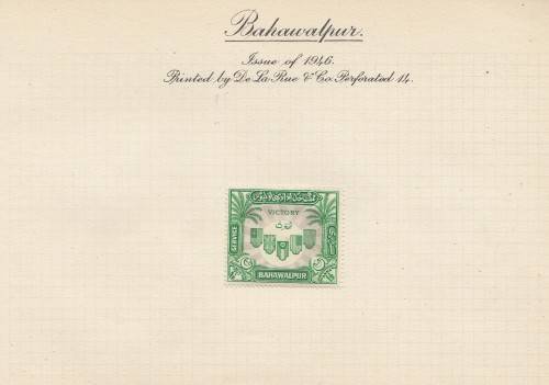 Victory and Peace - 1945 to 1946 - Album with Common and Unique Design Stamps