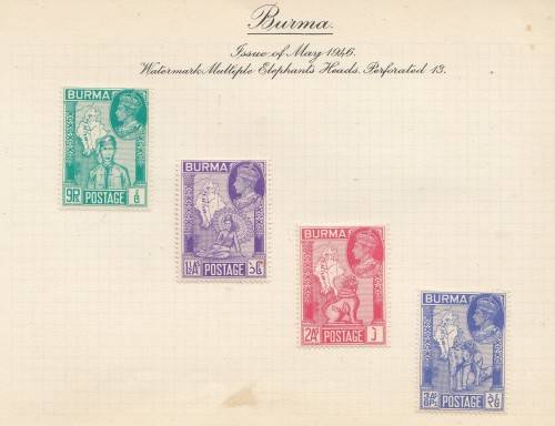 Victory and Peace - 1945 to 1946 - Album with Common and Unique Design Stamps