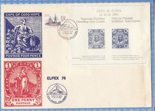 South Africa (RSA)  1976  ELPEX Philatelic Exhibition East London