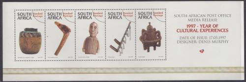 South Africa RSA - 1997 - MEDIA RELEASE - Cultural Experiences Artifacts