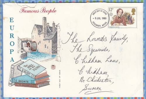 Great Britain Elizabeth II - 1977 - Victorian novelists Charlotte Bronte, "Jane Eyre"