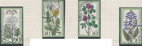 Germany West Federal - 1977 - Meadow Flowers - Complete Set