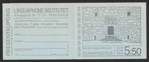 Sweden - 1970 -  Glimmingehus Skane Province 15th Century - Complete Booklet