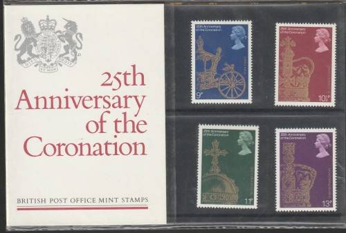 Great Britain - 1978 - 25th anniversary of the Coronation of Elizabeth II