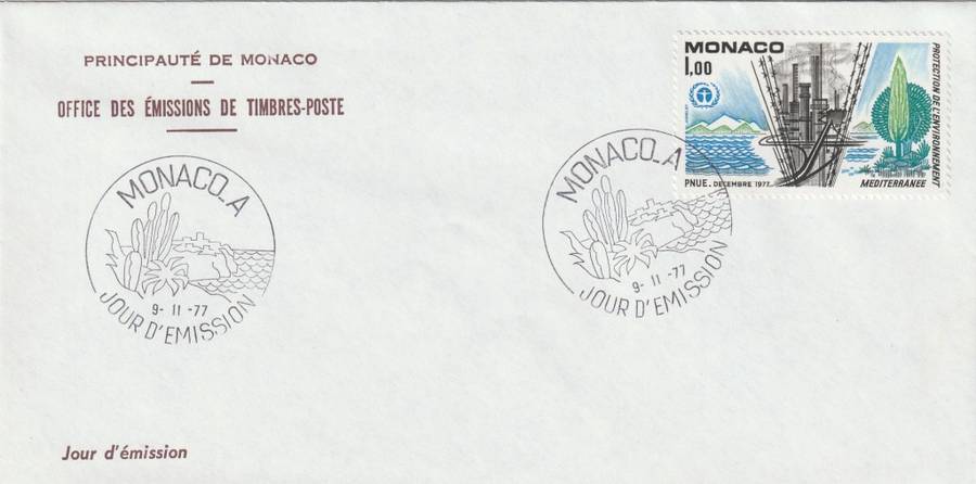 Monaco - 1977 - Protection of the Mediterranean
