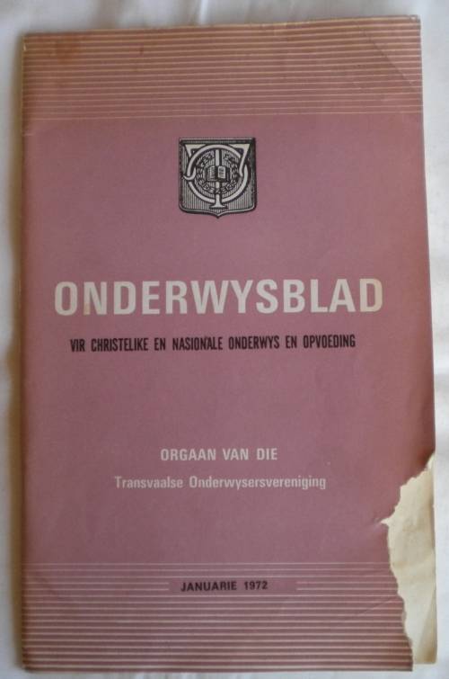 Onderwysblad Januarie 1972