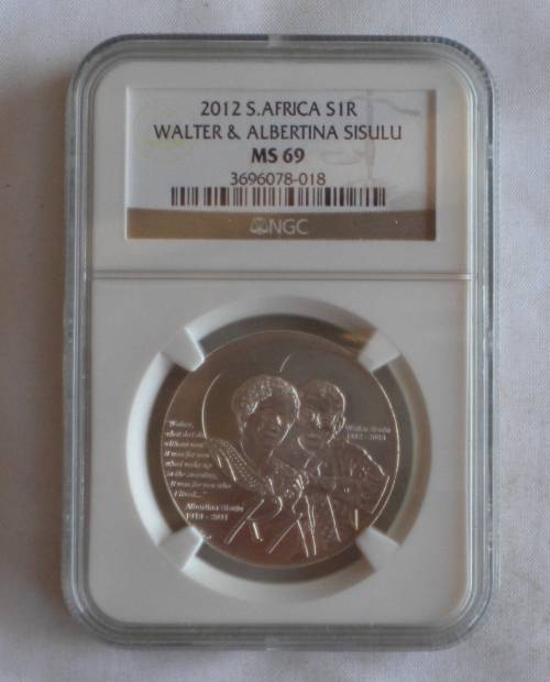 2012 South Africa S1R Walter & Albertina Sisulu MS 69