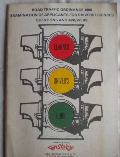 Road traffic ordinance 1966