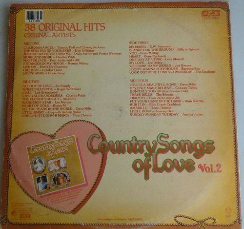 Country songs of love 2LP set