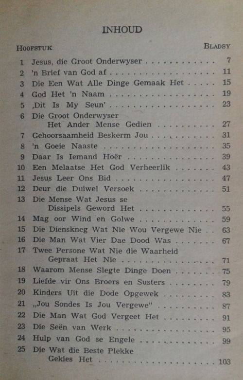 Luister na die Groot Onderdwyser