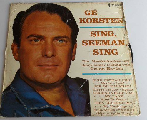 Sing, seeman, sing - Ge Korsten LP
