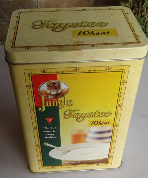 Jungle taystee wheat tin