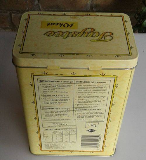 Jungle taystee wheat tin