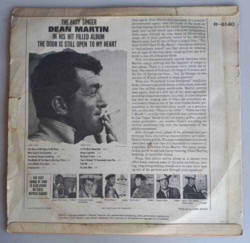 Dean Martin - The door is still open to my heart LP
